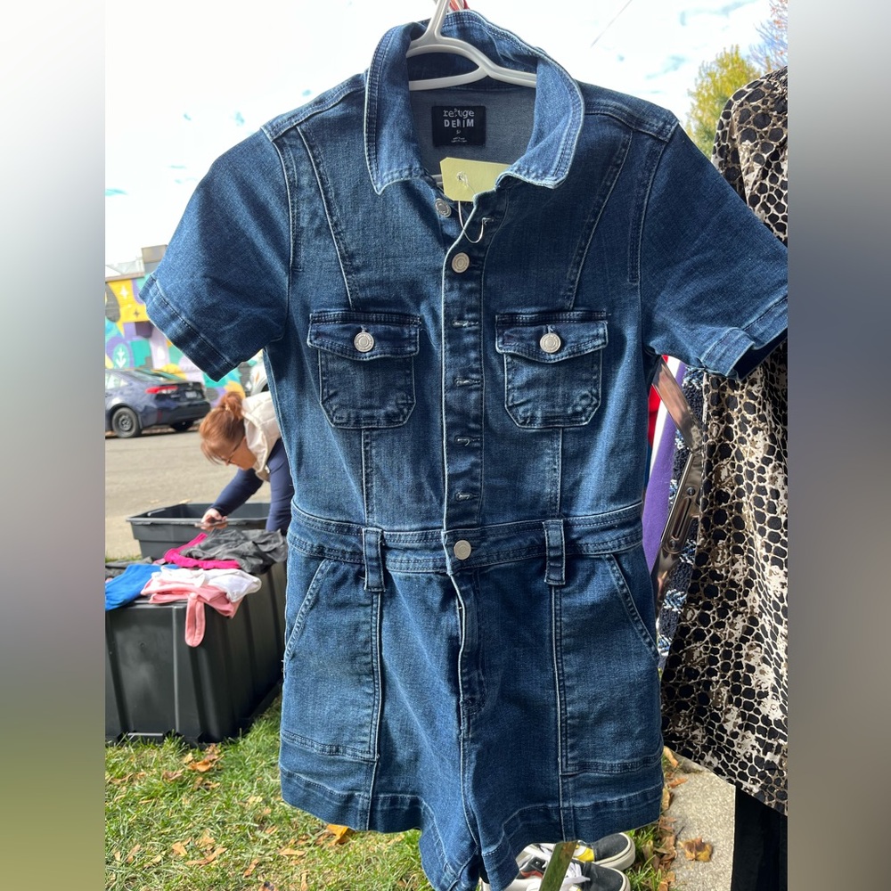 Refuge Denim Romper